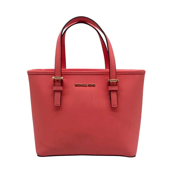 Michael Kors Blush Pink Saffiano Convertible Jet Set Tote - Picture 1 of 10